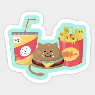 MewDonald's Sticker